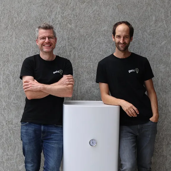 Wolfgang Gassler und Stefan Jörer - Gründer von geht-e