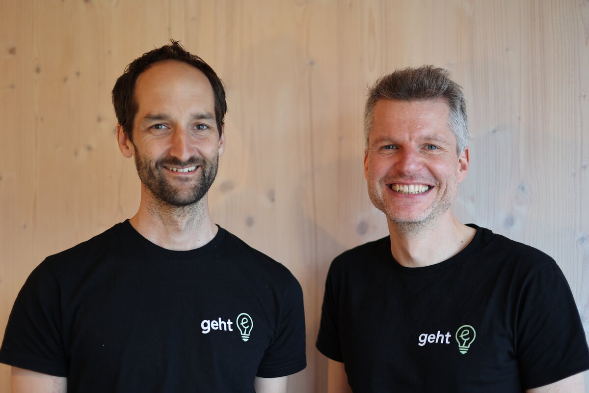 Wolfgang Gassler und Stefan Jörer - Gründer von geht-e